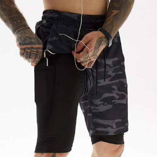 Double Layer Shorts Men