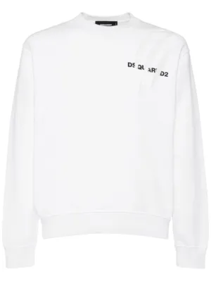 Dsquared2   Cool fit cotton crewneck sweatshirt 