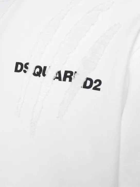 Dsquared2   Cool fit cotton crewneck sweatshirt 