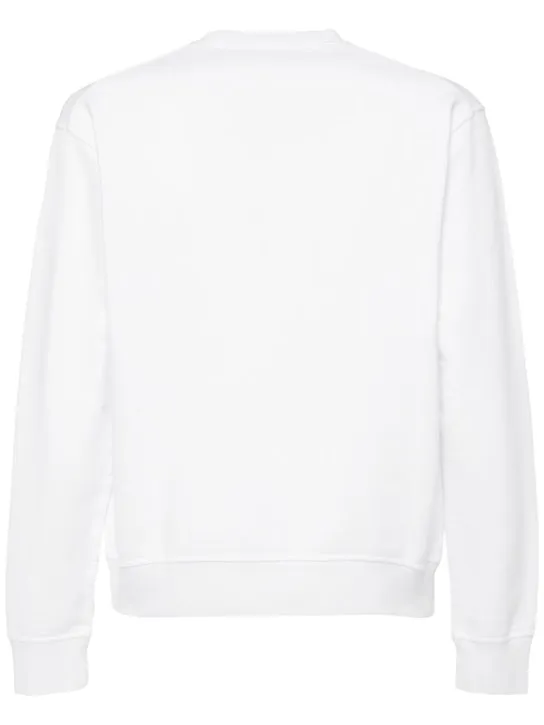 Dsquared2   Cool fit cotton crewneck sweatshirt 