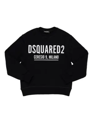 Dsquared2   Logo print cotton sweatshirt 