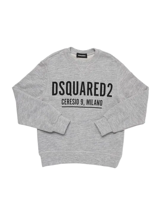 Dsquared2   Logo rubberized cotton sweatshirt 