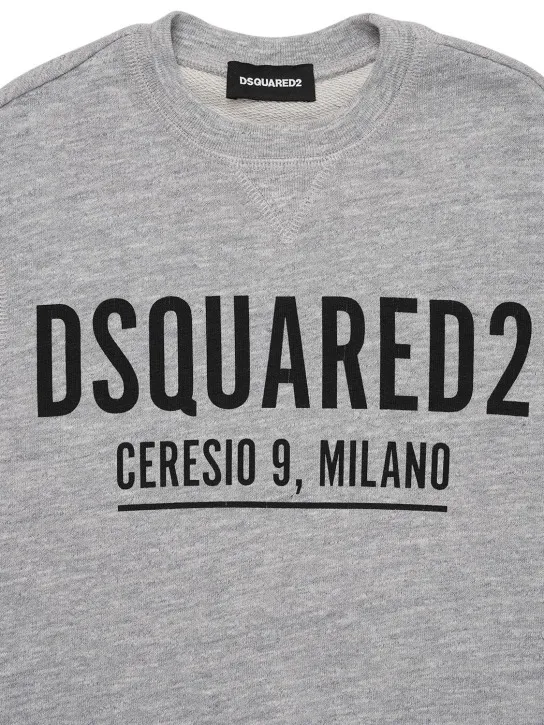 Dsquared2   Logo rubberized cotton sweatshirt 