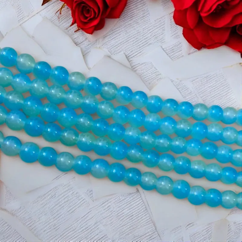 Dual Shade Jelly Beads - Blue & Green