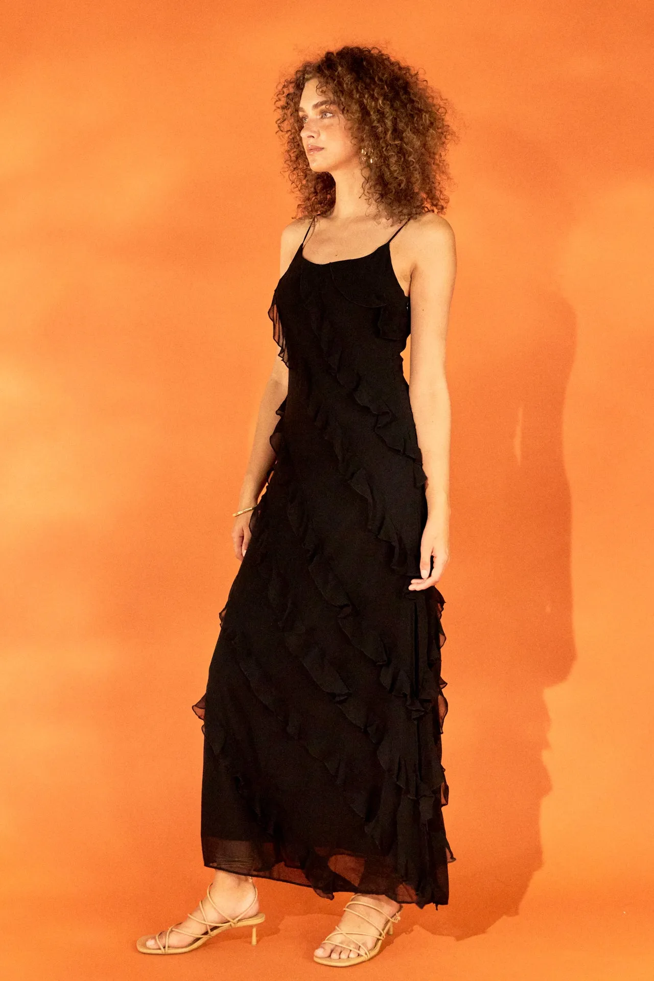 Endless Rose - Slip Ruffled Dress