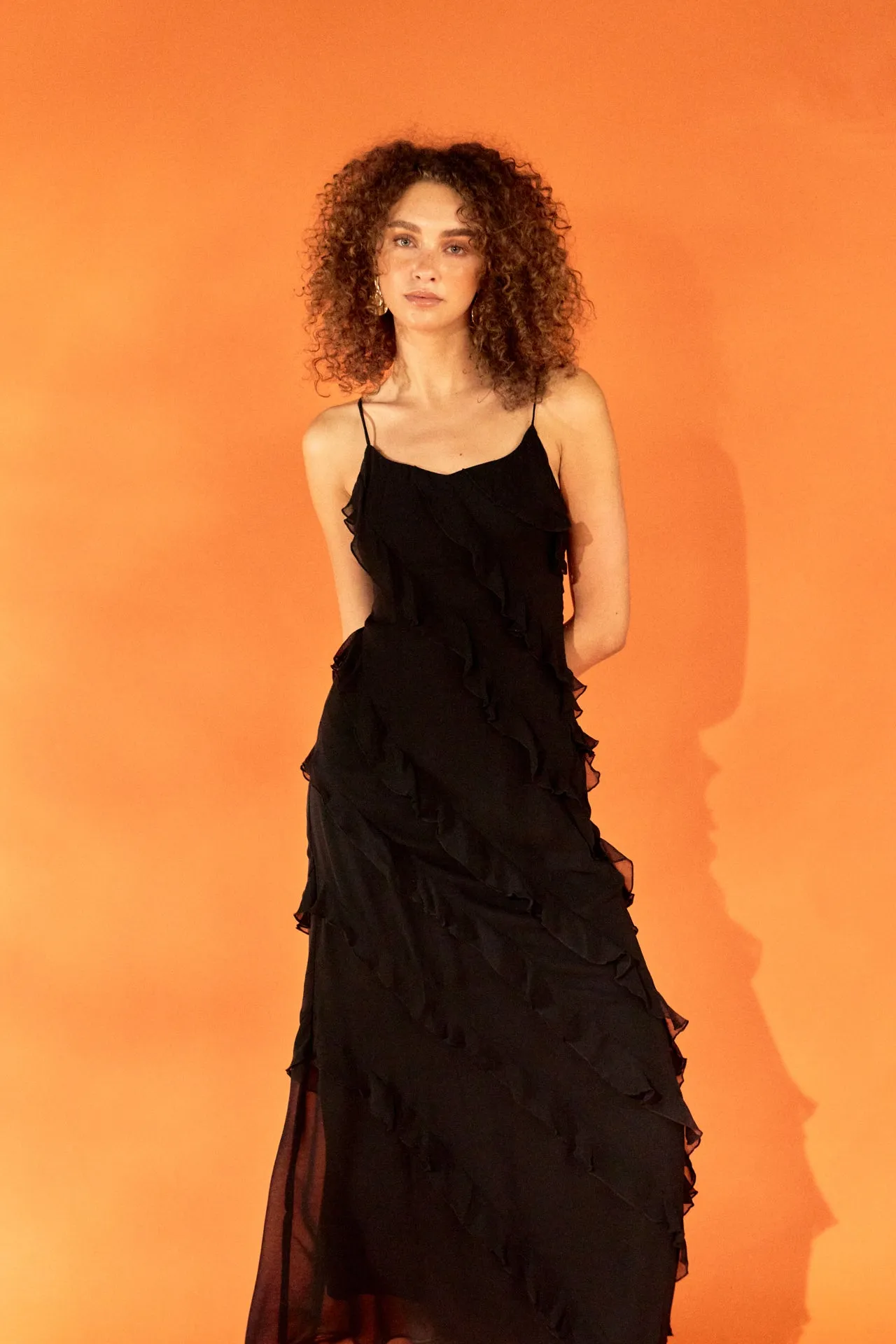 Endless Rose - Slip Ruffled Dress
