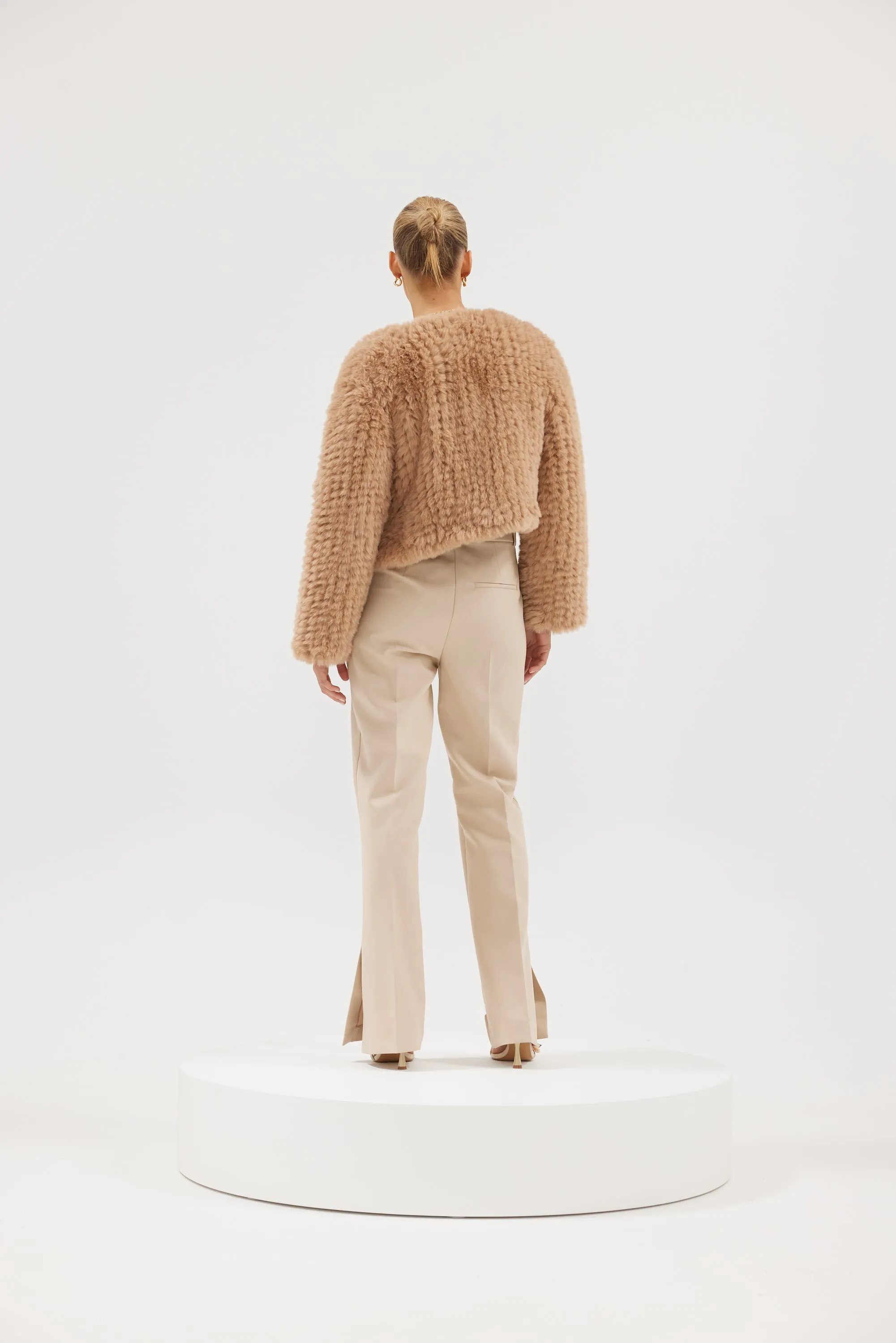 Faux Lola Jacket - Beige