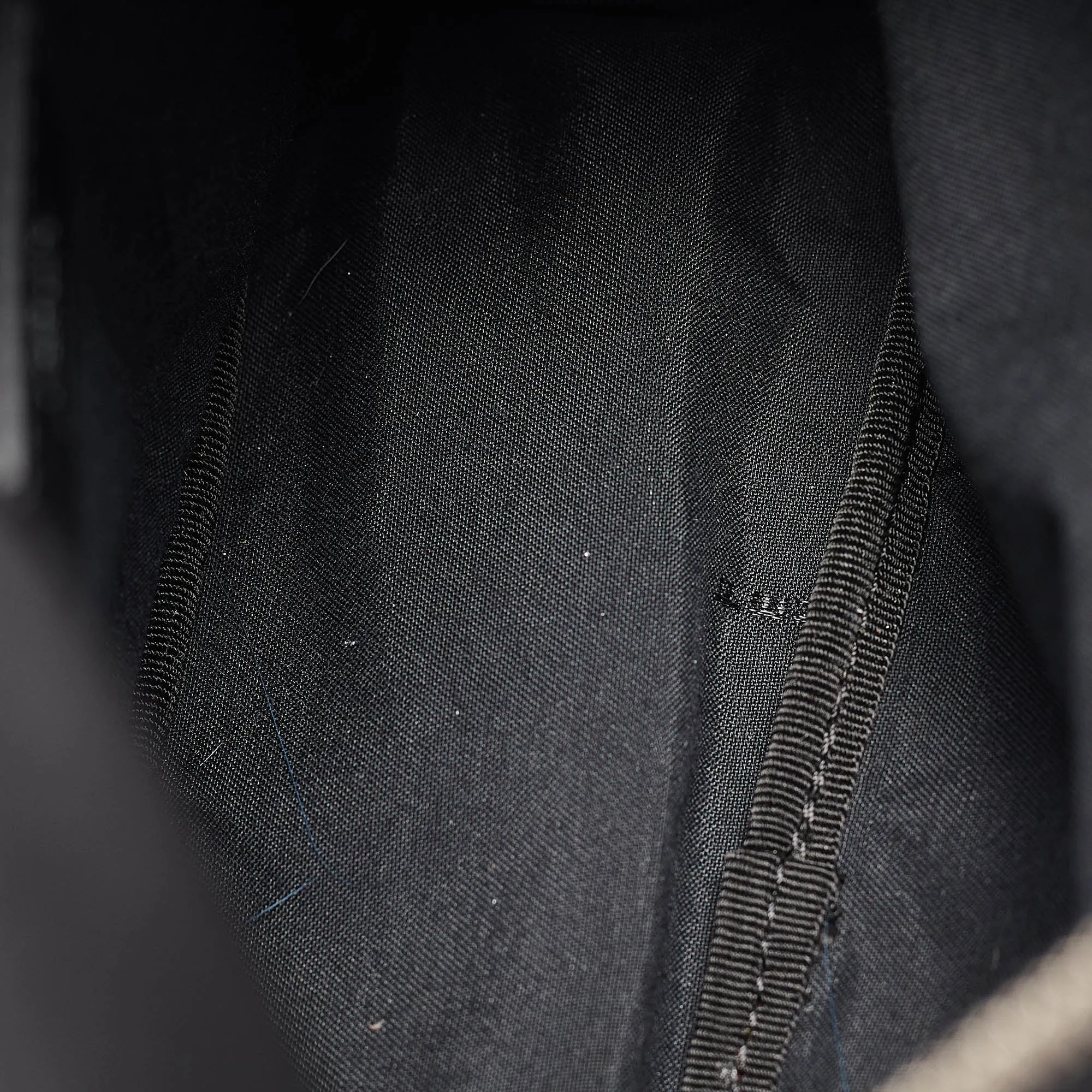 Fendi Black Nylon And Leather Mini Monster Eye Backpack