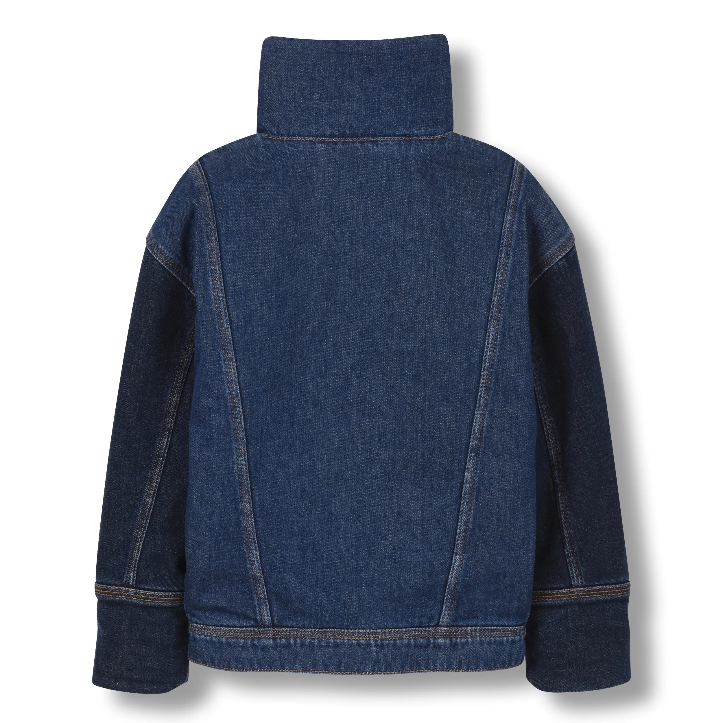 Flyer Blue Denim - Girl Woven Oversized Denim Jacket