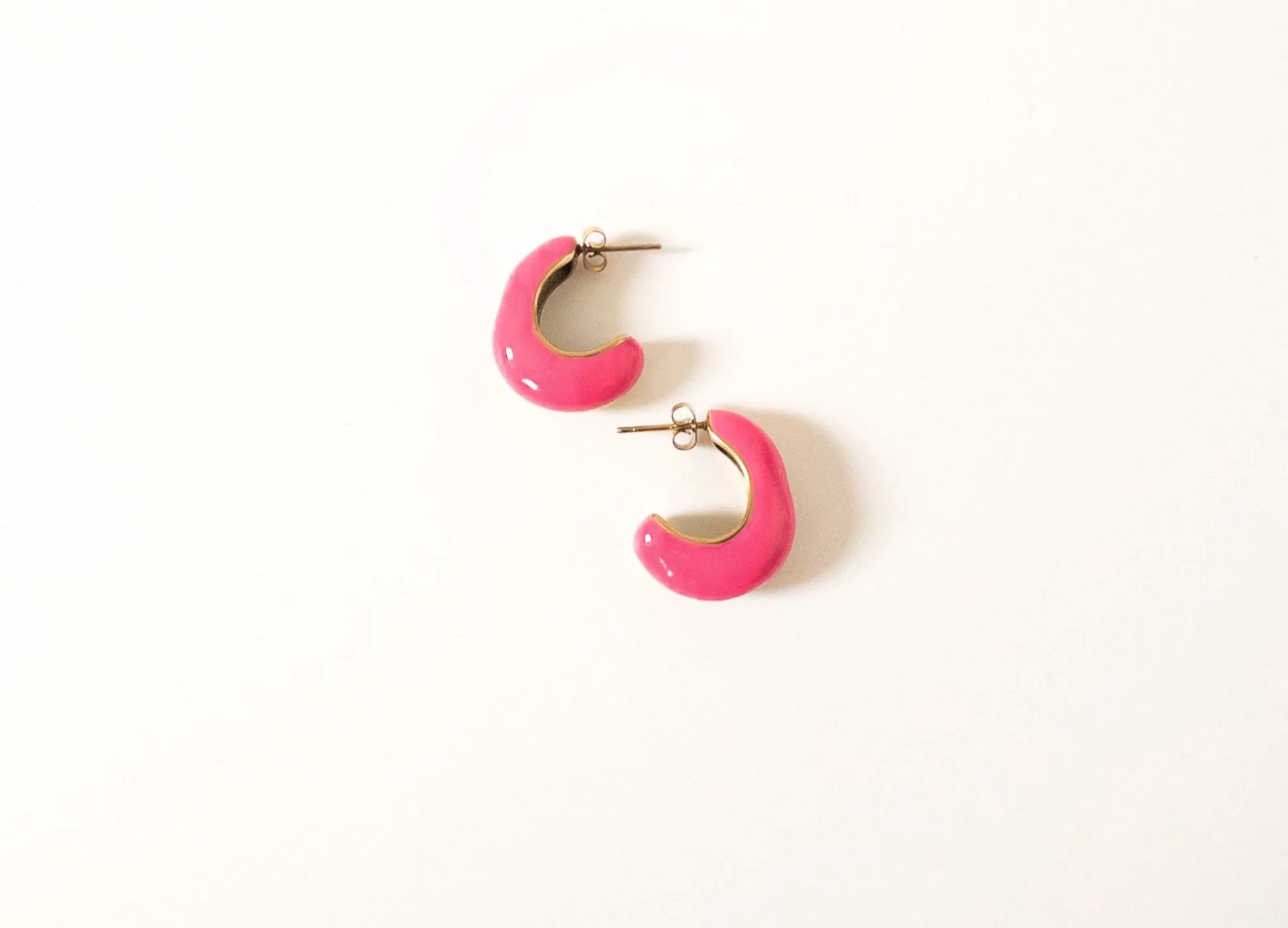 Fuchsia earrings