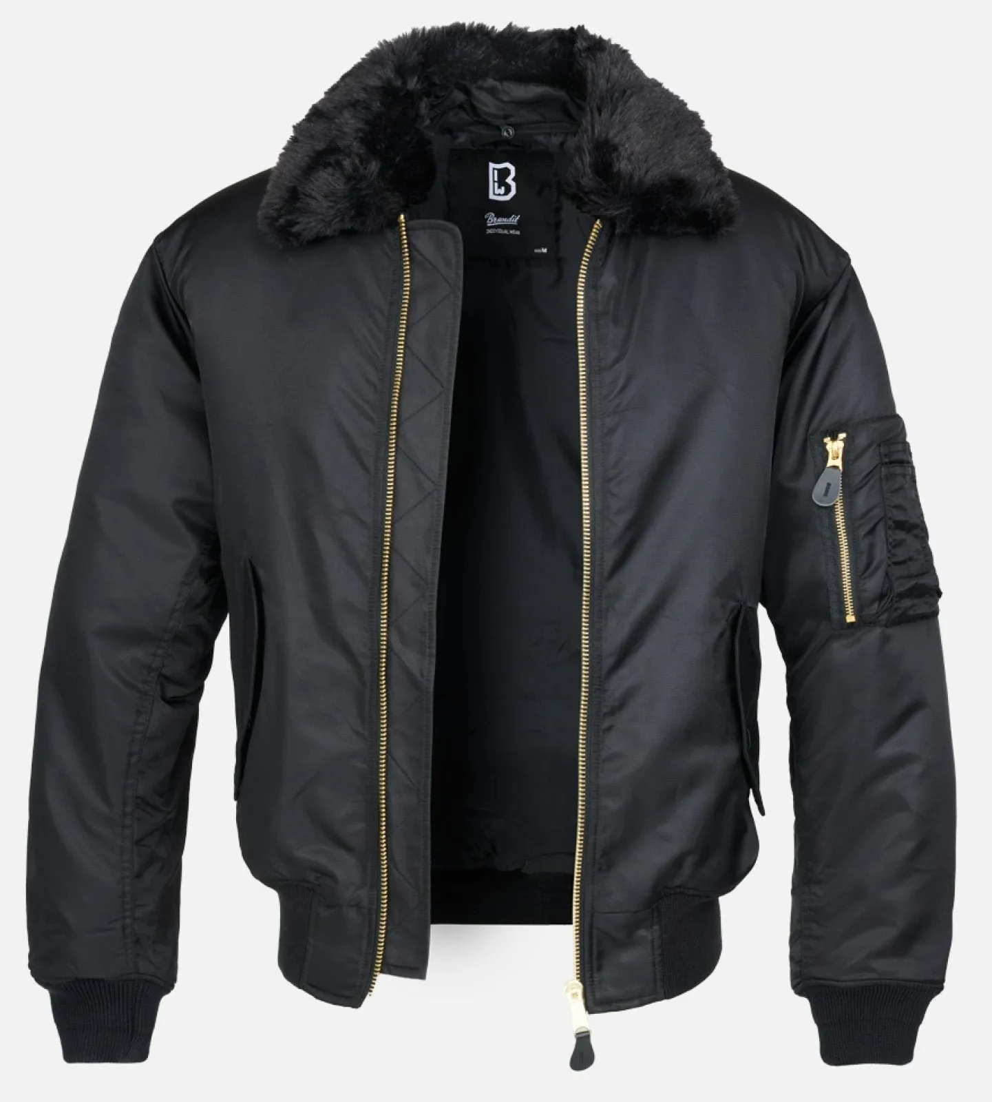 Fur Collar Bomber Jacket