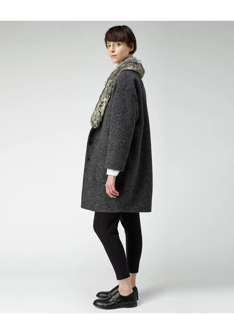 Fur Collar Coat