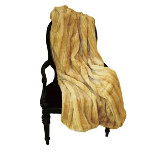Fur Throw 'Beaver Lioness'