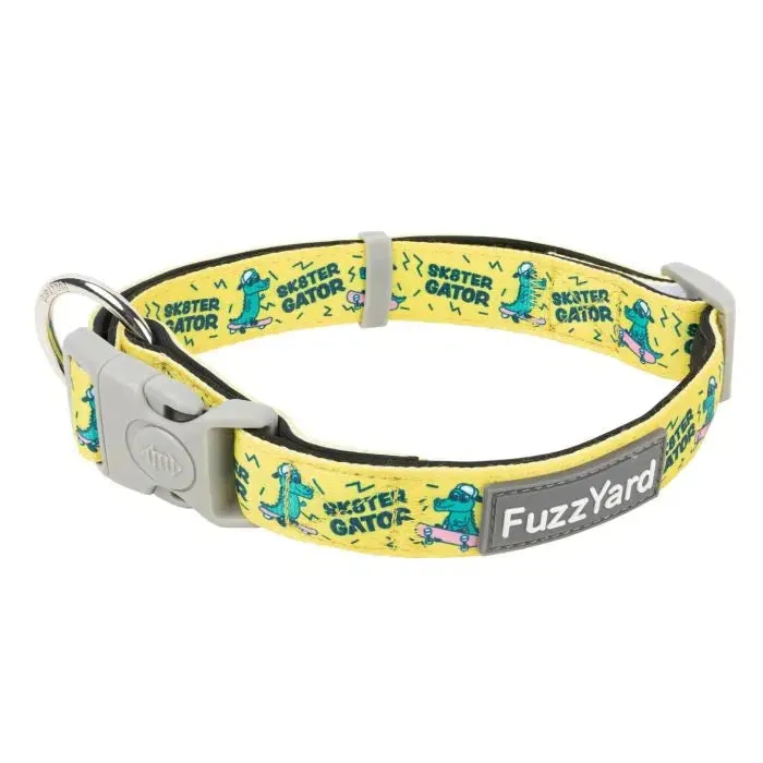 FuzzYard Sk8ter Gator Dog Collar Small^^^