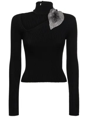 Giuseppe Di Morabito   Embellished cotton top 