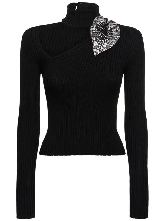 Giuseppe Di Morabito   Embellished cotton top 