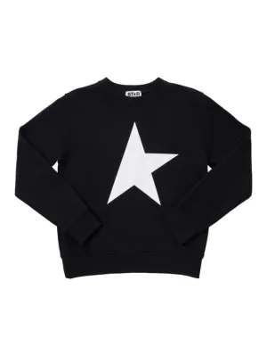 Golden Goose   Star print cotton blend sweatshirt 