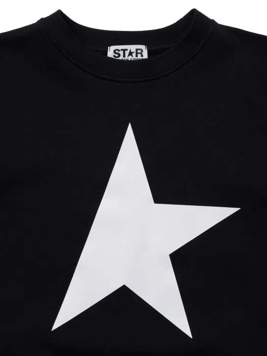 Golden Goose   Star print cotton blend sweatshirt 