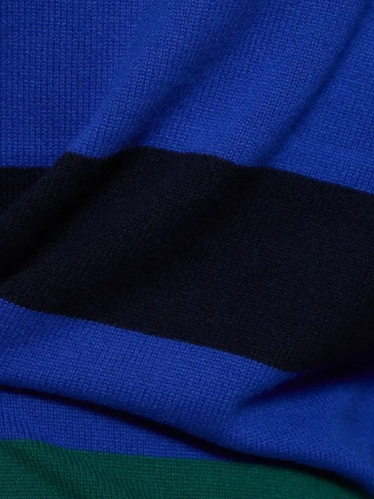 Guest In Residence   Striped cashmere crewneck sweater 