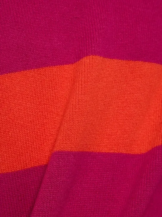Guest In Residence   Striped cashmere crewneck sweater 