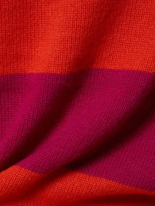 Guest In Residence   Striped cashmere crewneck sweater 