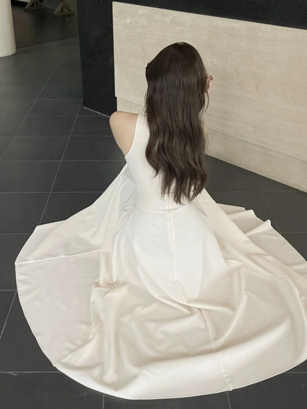 halter dress for women a-line long dress      S5465