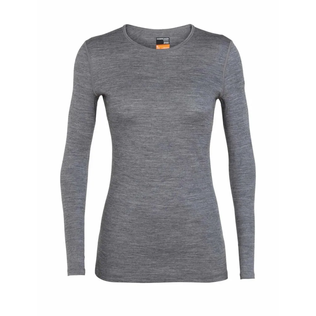 Icebreaker Women's 200 Oasis Long Sleeve Crewe