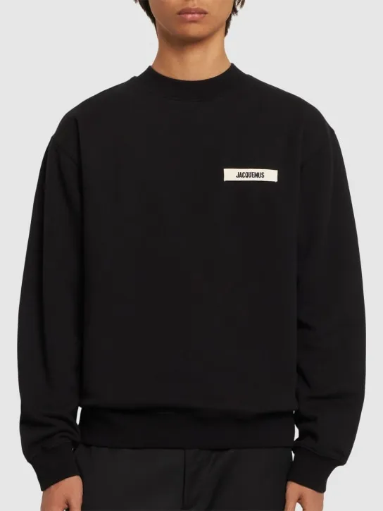 Jacquemus   Le Cotton Gros Grain sweatshirt 