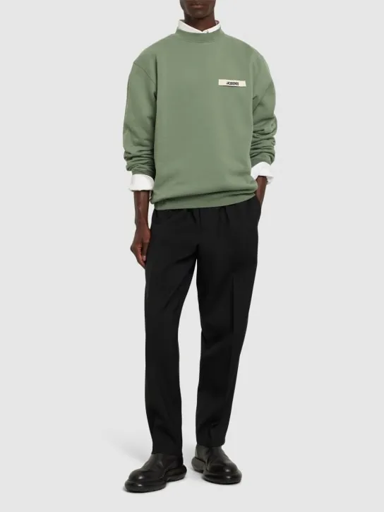 Jacquemus   Le Cotton Gros Grain sweatshirt 