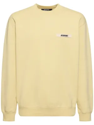 Jacquemus   Le Cotton Gros Grain sweatshirt 