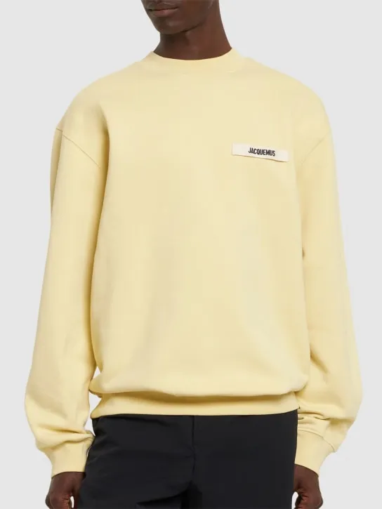 Jacquemus   Le Cotton Gros Grain sweatshirt 