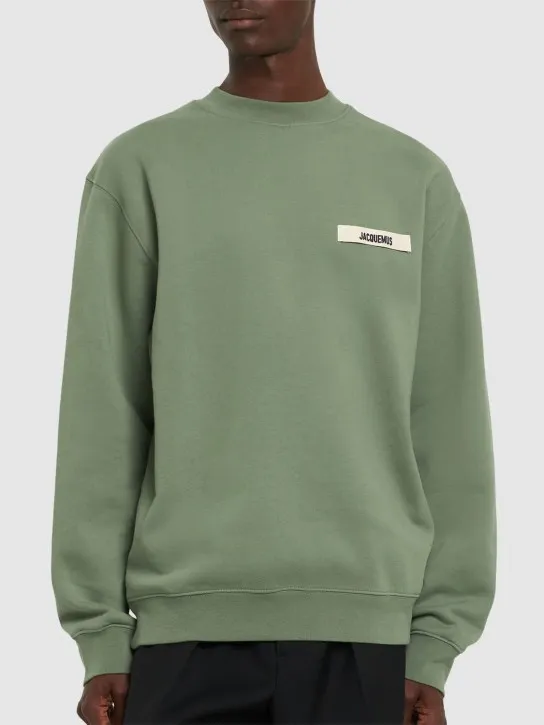 Jacquemus   Le Cotton Gros Grain sweatshirt 