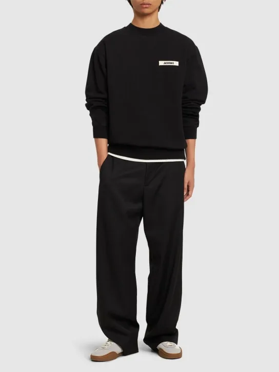 Jacquemus   Le Cotton Gros Grain sweatshirt 