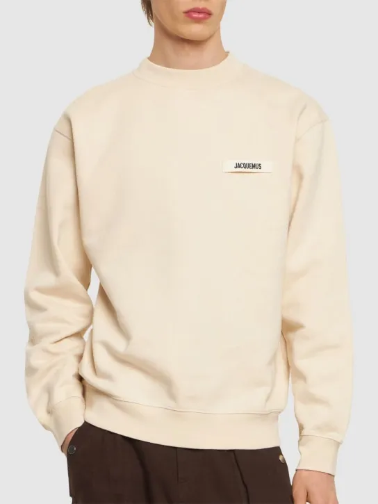 Jacquemus   Le Cotton Gros Grain sweatshirt 