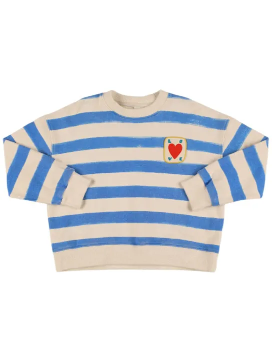 Jellymallow   Printed cotton crewneck sweatshirt 