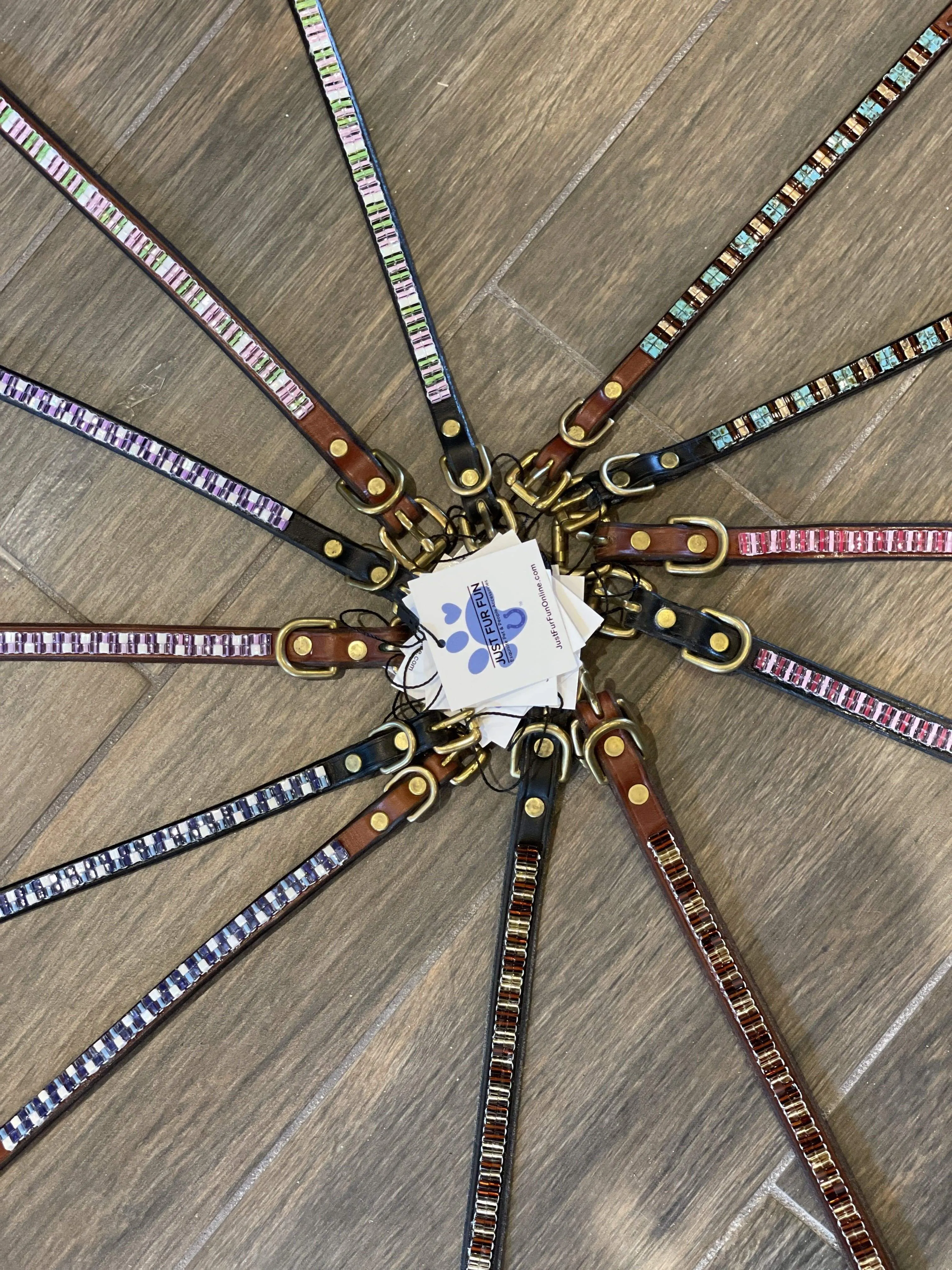 Just Fur Fun- Dog Collars (22”x 1" wide)