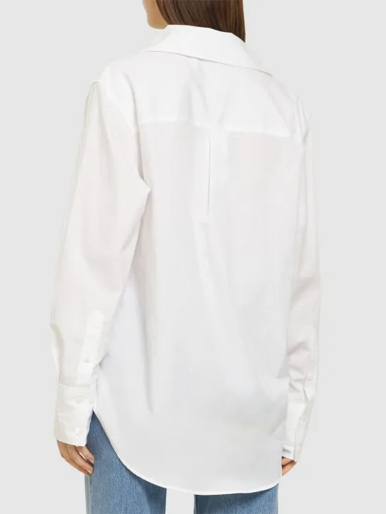 JW Anderson   Cotton poplin shirt w/oversized collar 
