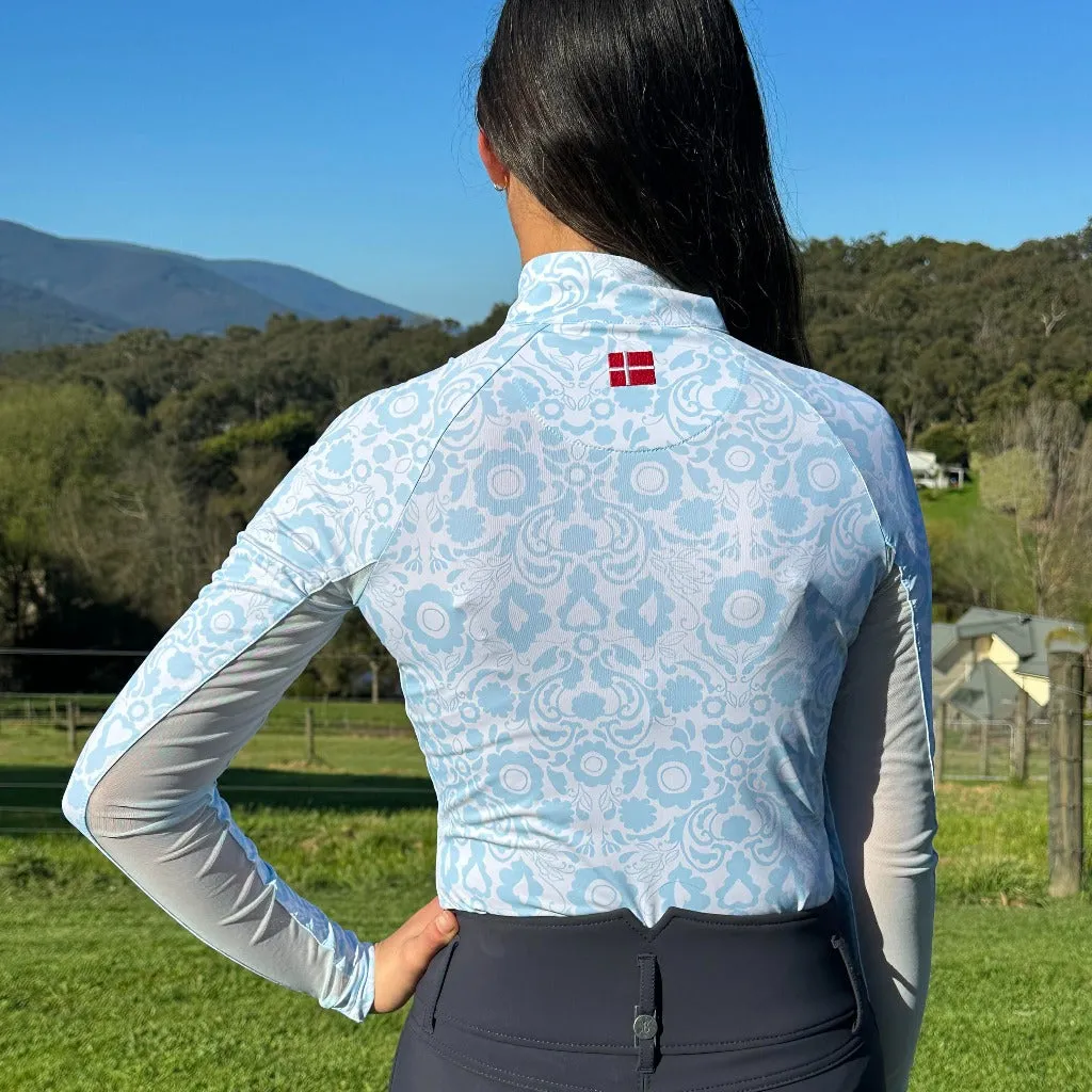 Kastel Denmark All Over Floral Long Sleeve Top