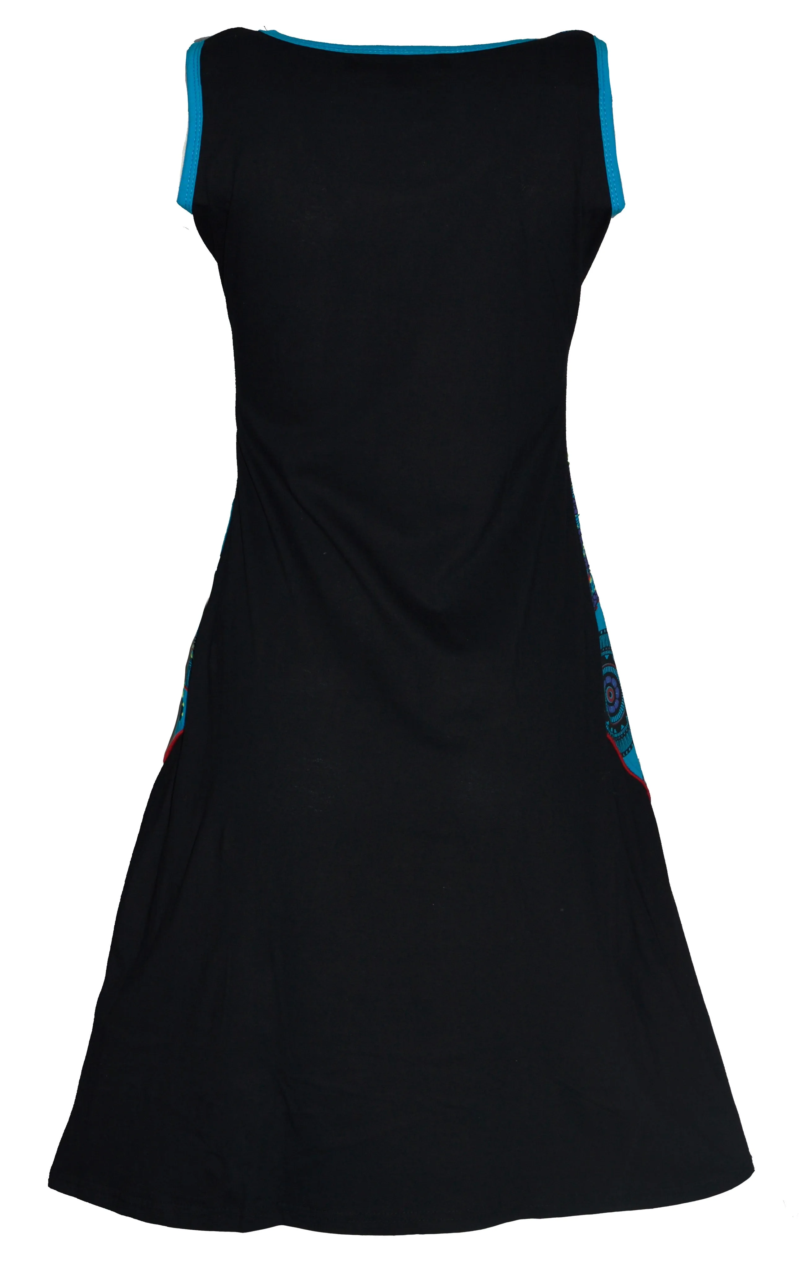 ladies-sleeveless-dress-with-front-mandala-print-and-hand-embroidery-work