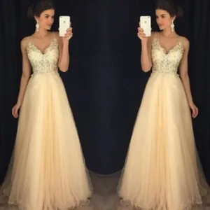 Lady Lace Dresses Evening Gown Wedding