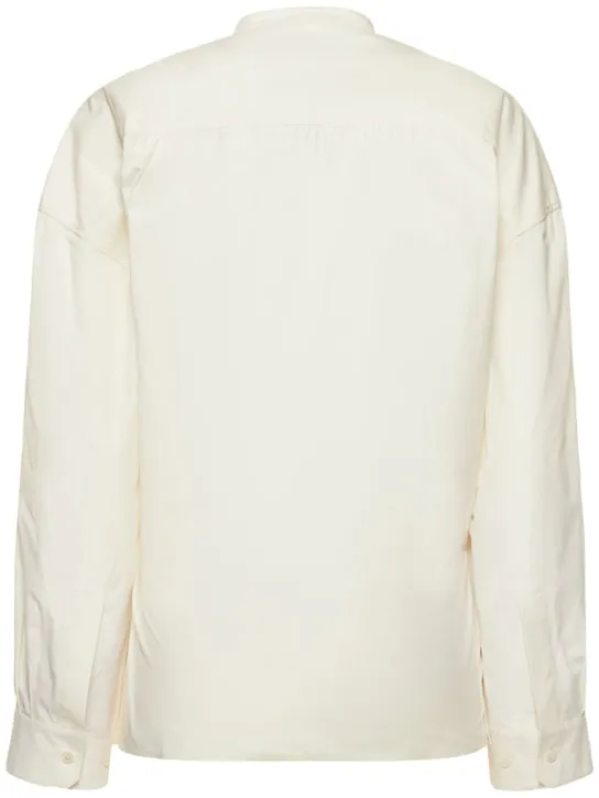 Lemaire   Officer collar twisted cotton shirt 