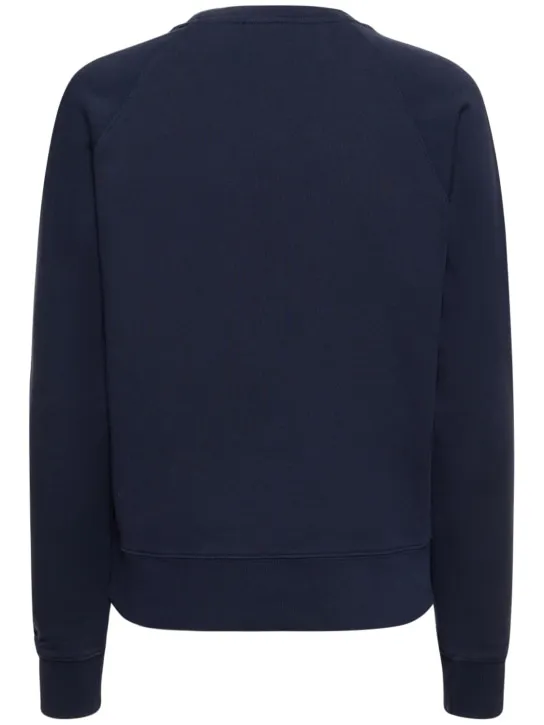 Maison Kitsuné   Fox head patch cotton jersey sweatshirt 