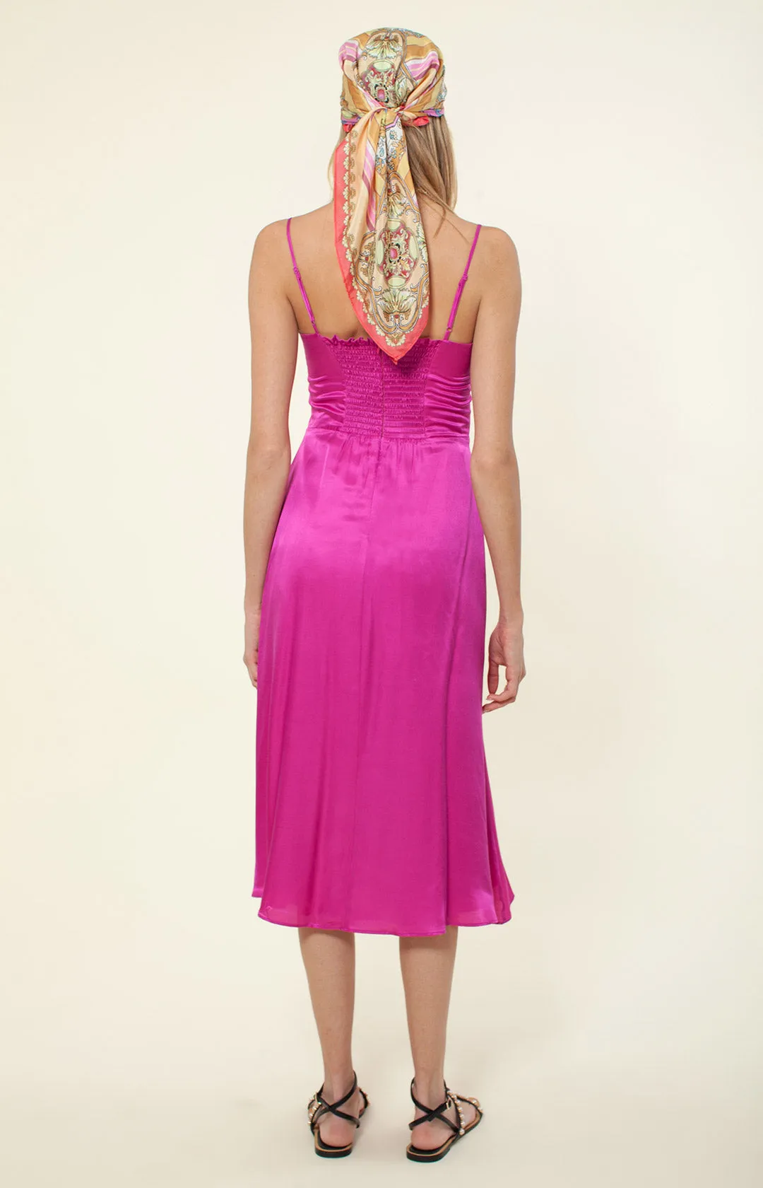 Manavi Solid Silk Dress