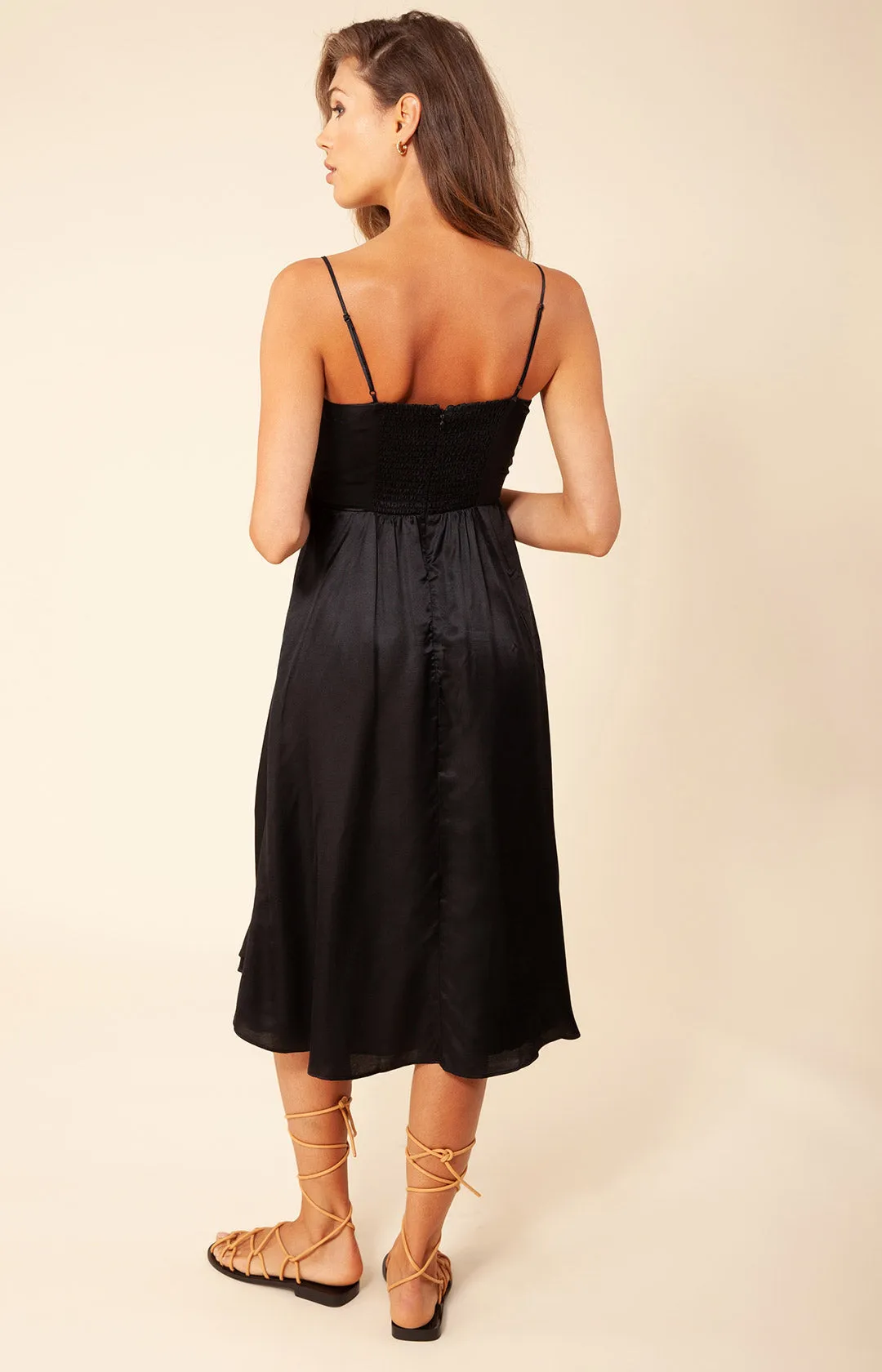 Manavi Solid Silk Dress