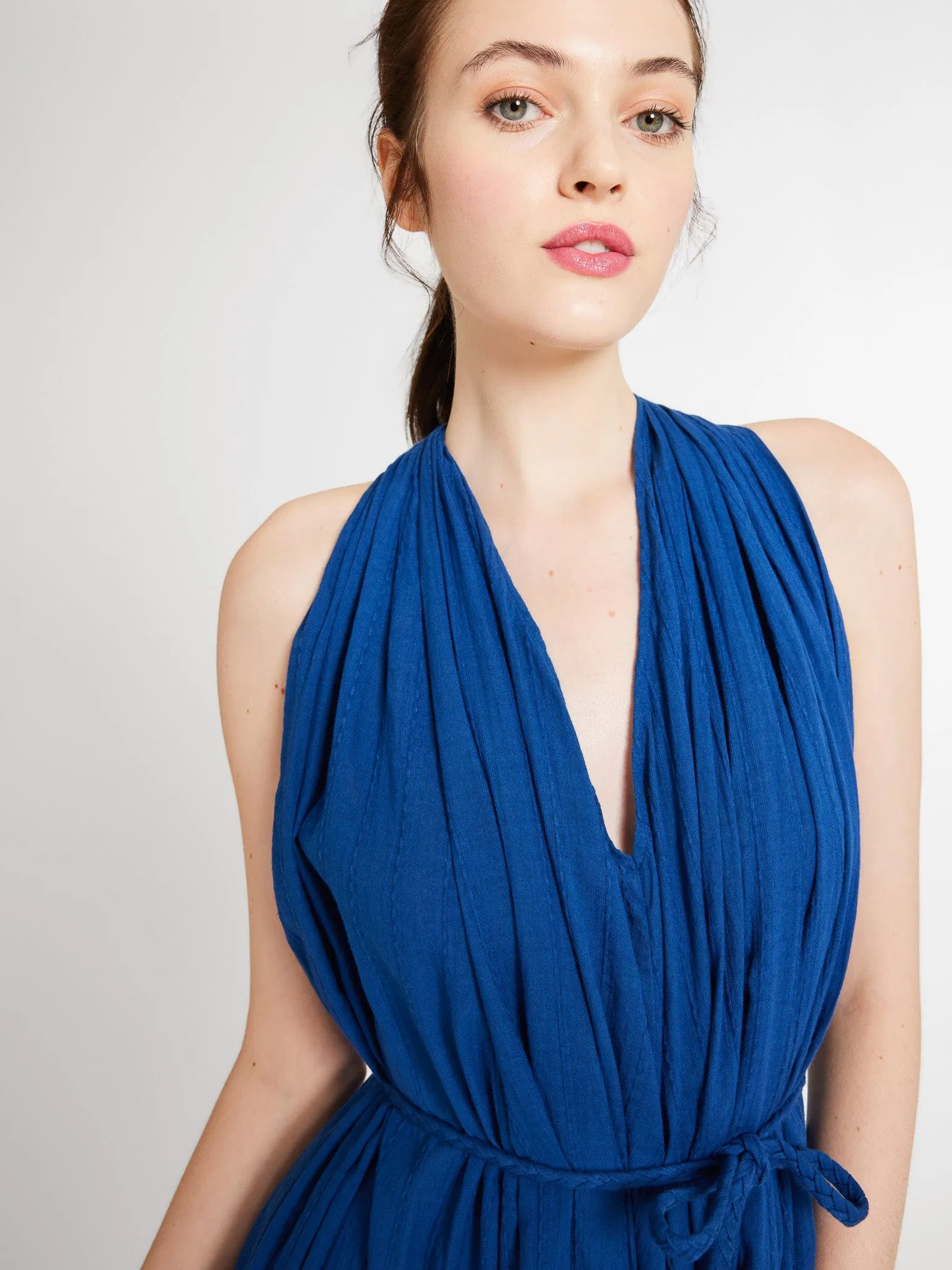 Marilyn Dress in Indigo