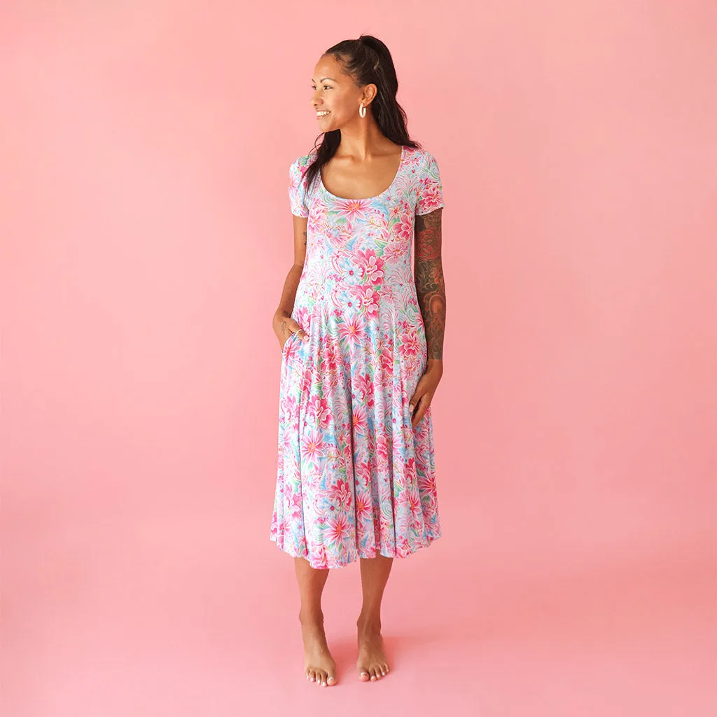 Marina Women's Scoop Midi Dress