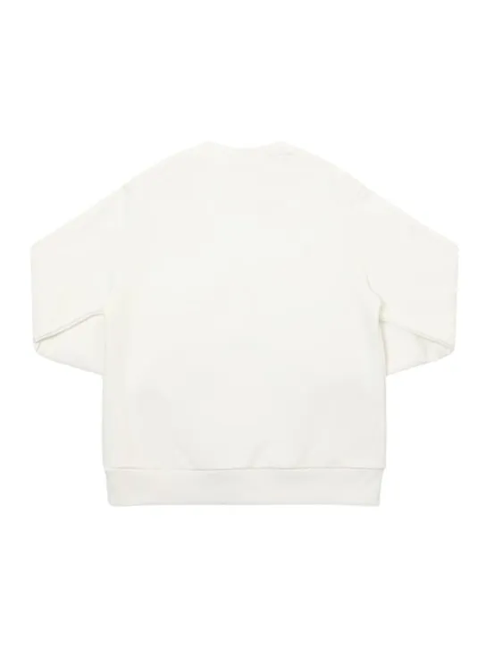 Marni Junior   Cotton crewneck sweatshirt w/logo 
