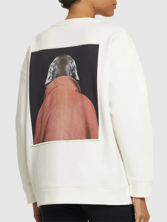 Max Mara   Bacco printed cotton jersey sweatshirt 