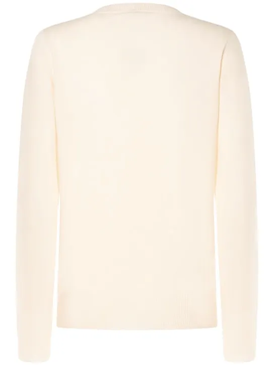 Max Mara   Bari sequined wool &amp; cashmere sweater 