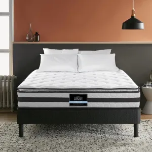 Medium-Firm 21cm Pillow Top King Mattress, Hypo-Allergenic - Giselle Bedding